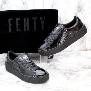 COPY - Puma Women's CREEPER Cracked Leather By: Rhianna 9.5 US {Puma Black}